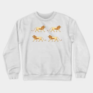 Gold Lion of Ishtar gate Crewneck Sweatshirt